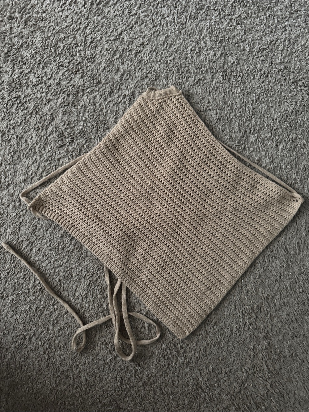 Backless Khaki Top